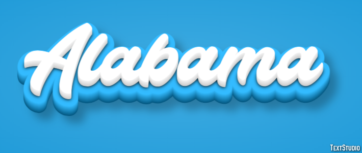 Alabama Text Effect