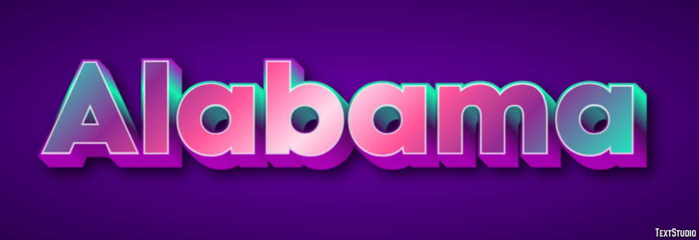 Alabama Text Effect