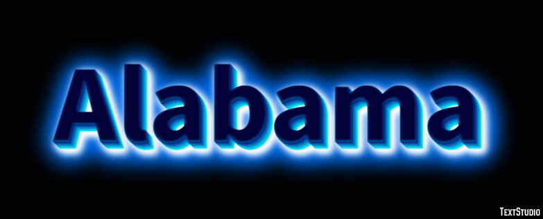 Alabama Text Effect