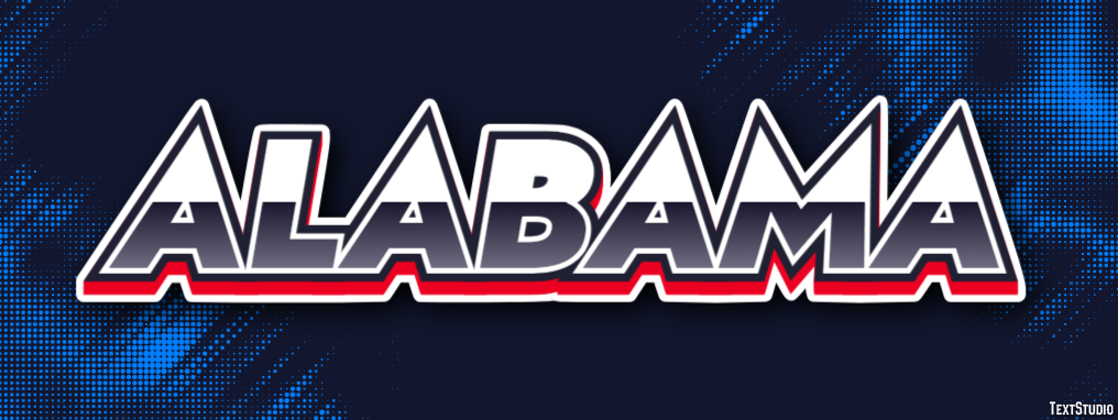 Alabama Text Effect