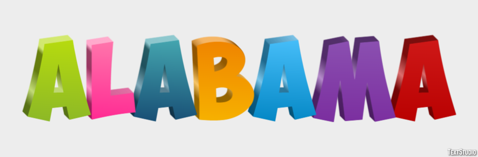 Alabama Text Effect