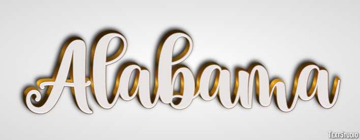Alabama Text Effect
