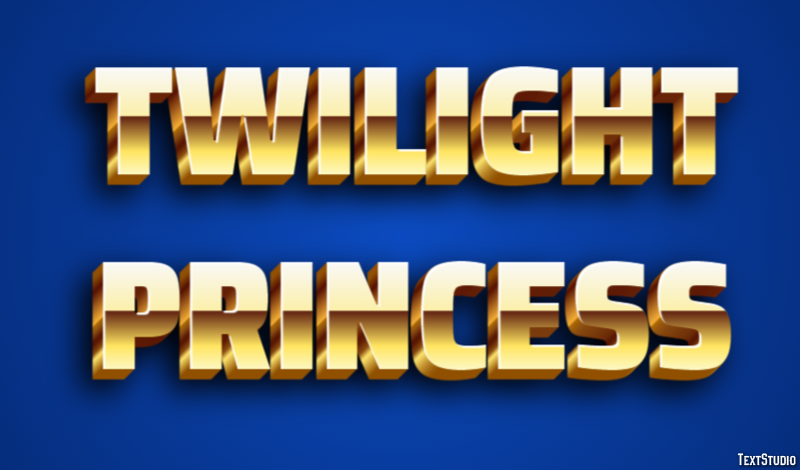 Twilight Princess Effetto testo