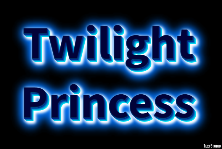 Twilight Princess Effetto testo