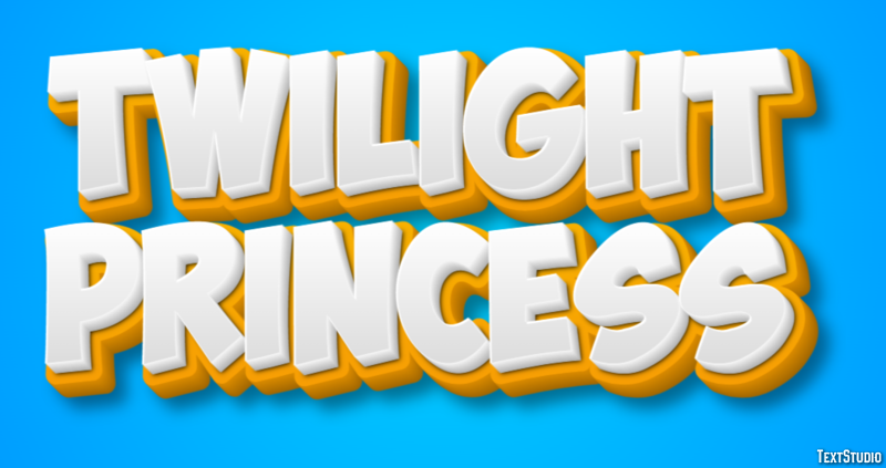 Twilight Princess Effetto testo