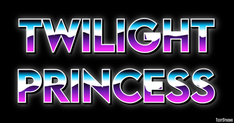 Twilight Princess Effetto testo