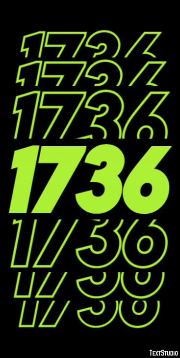 1736 Efekt tekstowy