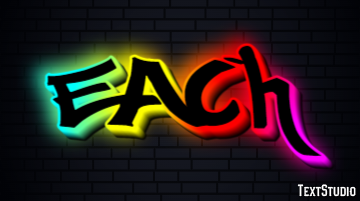 Each Text effect