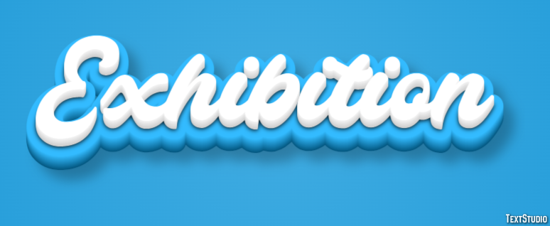 Exhibition Text Effect