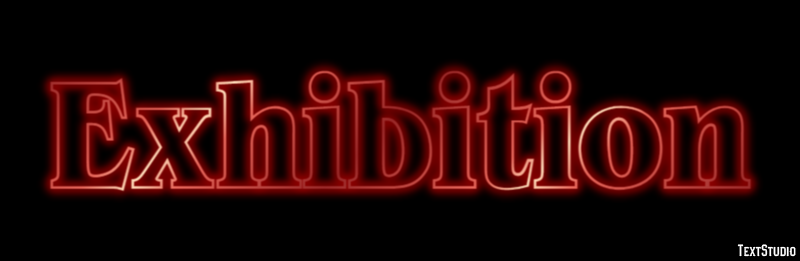 Exhibition Text Effect