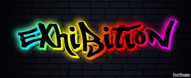 Exhibition Text Effect