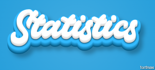 Statistics Text Effect