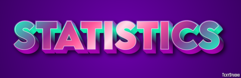 Statistics Text Effect