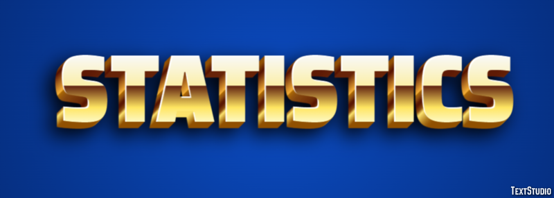 Statistics Text Effect