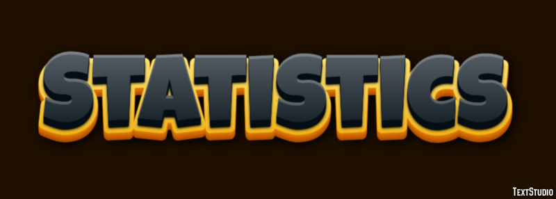 Statistics Text Effect