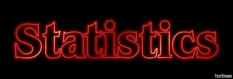 Statistics Text Effect