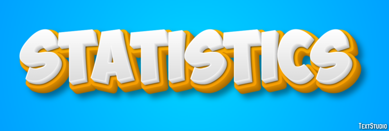Statistics Text Effect