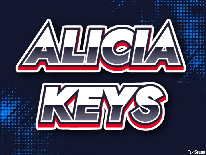 Alicia Keys Efeito de texto