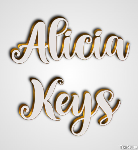 Alicia Keys Effetto testo