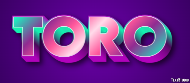 Toro Tekst effect