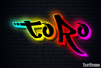 Toro Tekst effect