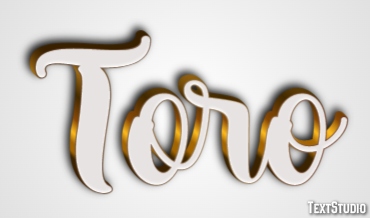 Toro Tekst effect