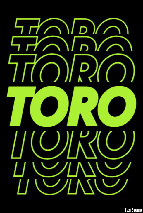Toro Tekst effect