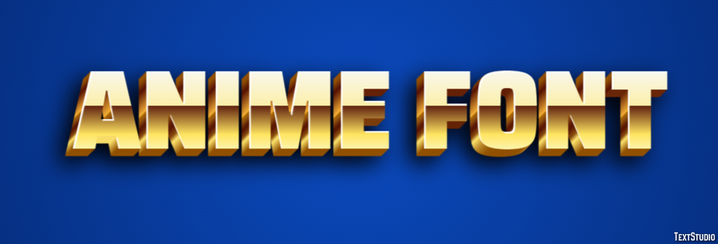 Anime Font Text Effect