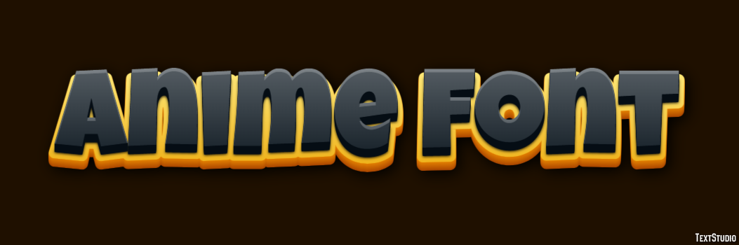 Anime Font Text Effect
