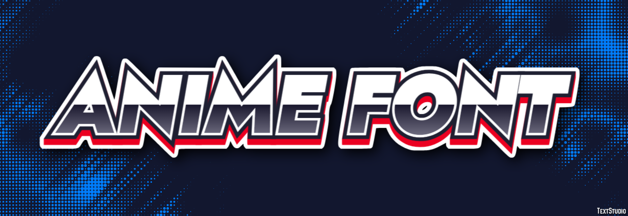 Anime Font Text Effect