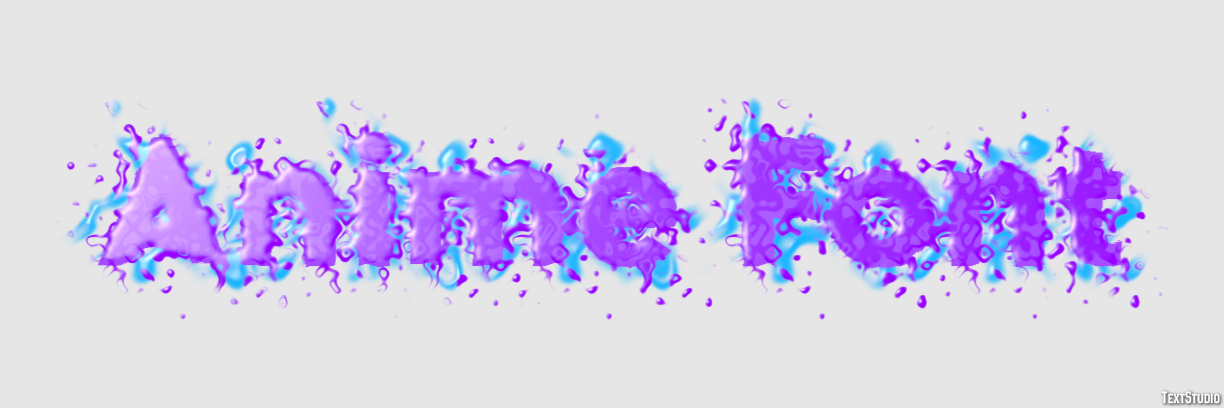 Anime Font Text Effect