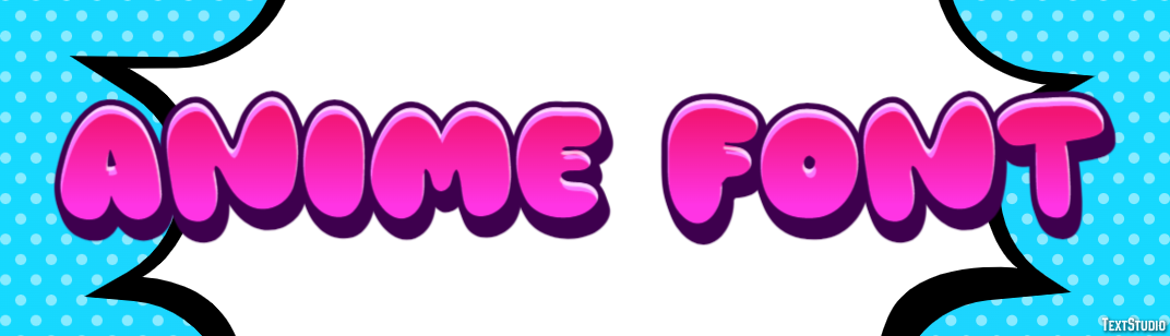 Anime Font Text Effect