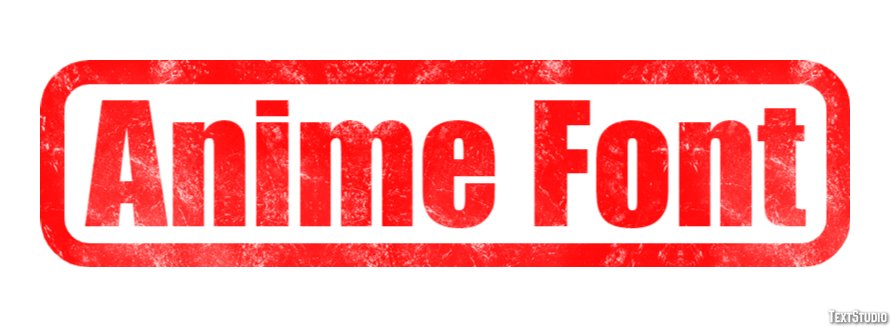 Anime Font Text Effect