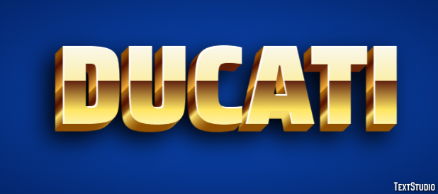 Ducati テキスト効果