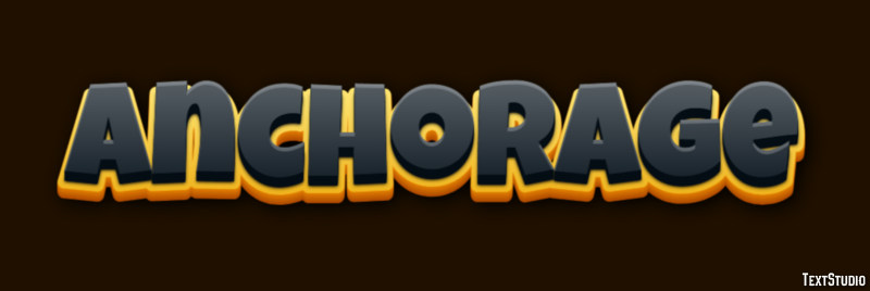 Anchorage Text Effect