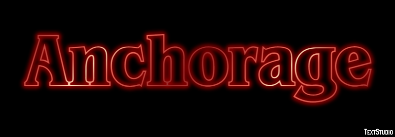 Anchorage Text Effect