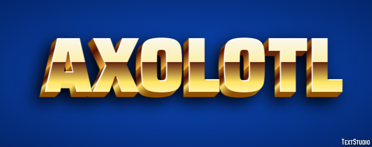 Axolotl Effet de Texte