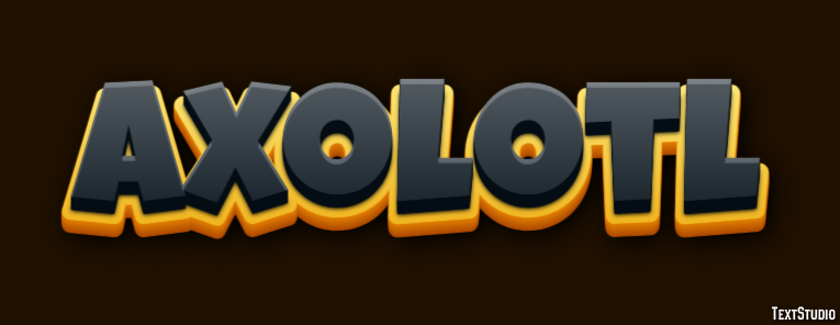 Axolotl Texteffekt