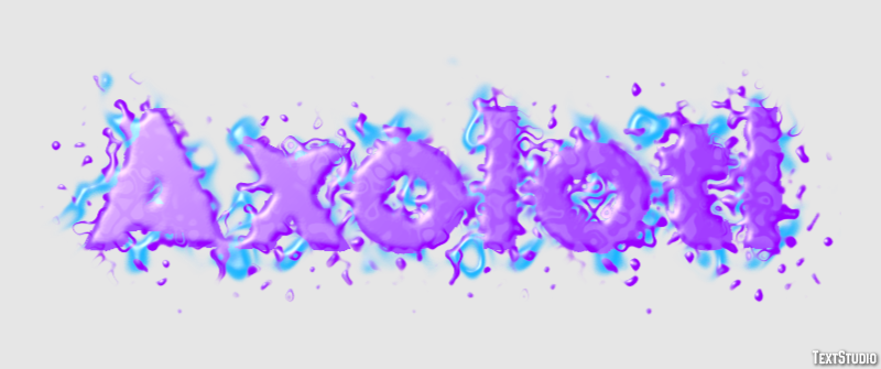 Axolotl Texteffekt