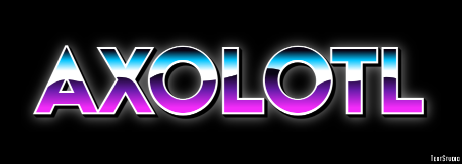 Axolotl Texteffekt