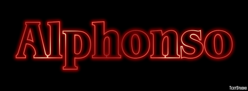 Alphonso テキスト効果