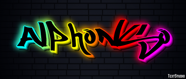 Alphonso Text Effect