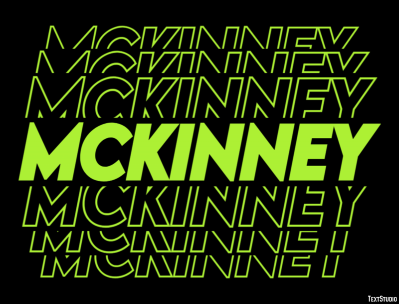 McKinney Efekt tekstowy