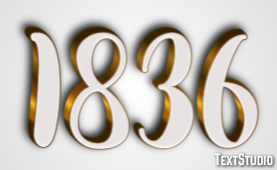 1836 Efecto de Texto