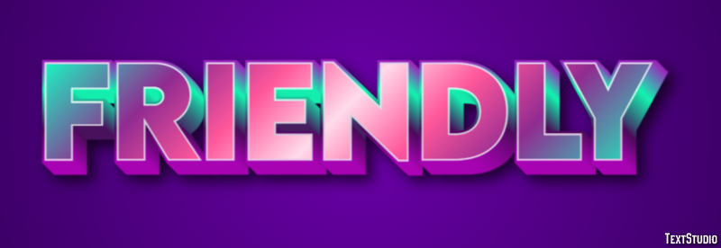 Friendly Texteffekt