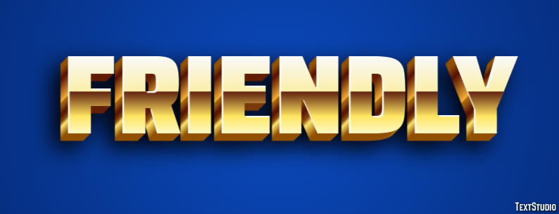 Friendly Text Effect