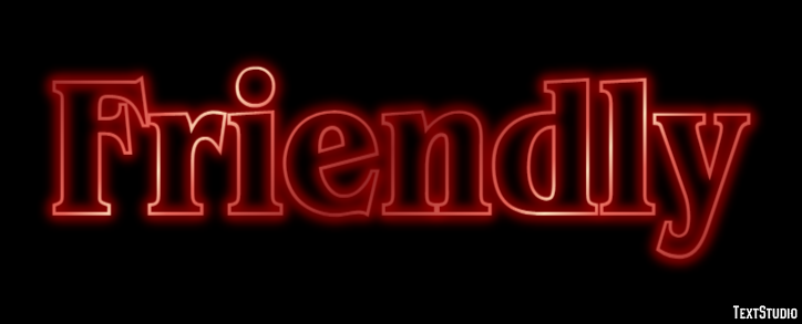 Friendly Texteffekt