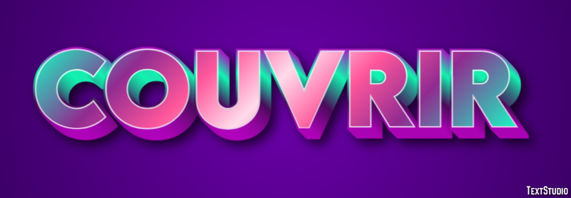 Couvrir Efeito de texto