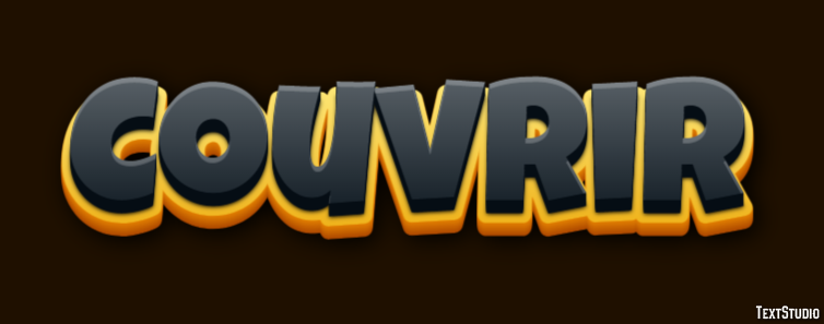 Couvrir テキスト効果