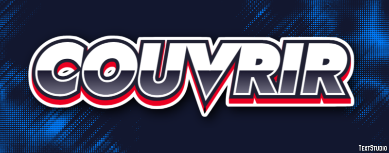 Couvrir テキスト効果